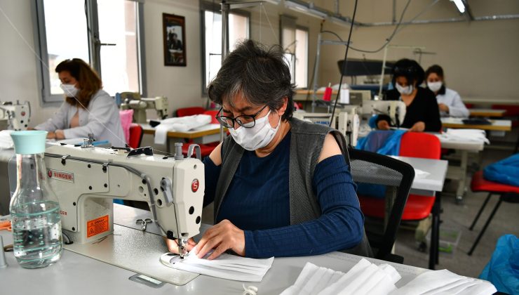 Büyükşehir Maske Üretmeye Başladı!..