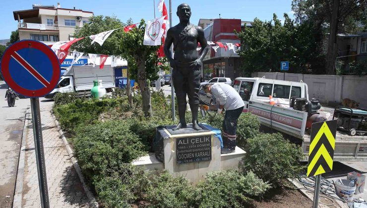 Karşıyaka’nın Simge Heykelleri Bakımda!..
