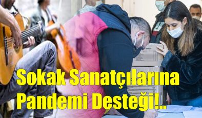 Sokak Sanatçılarına Pandemi Desteği!..