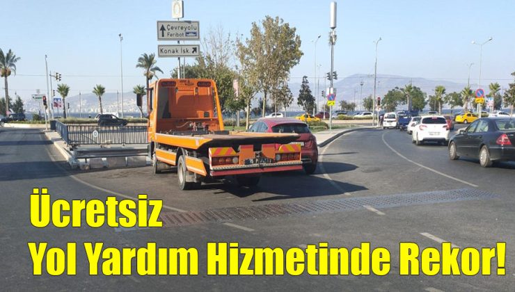 Ücretsiz Yol Yardım Hizmetinde Rekor!