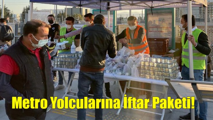 Metro Yolcularına İftar Paketi!..
