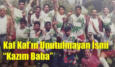 Kazım Admış; “Karşıyaka’nın Yaşayan Efsaneleri!”