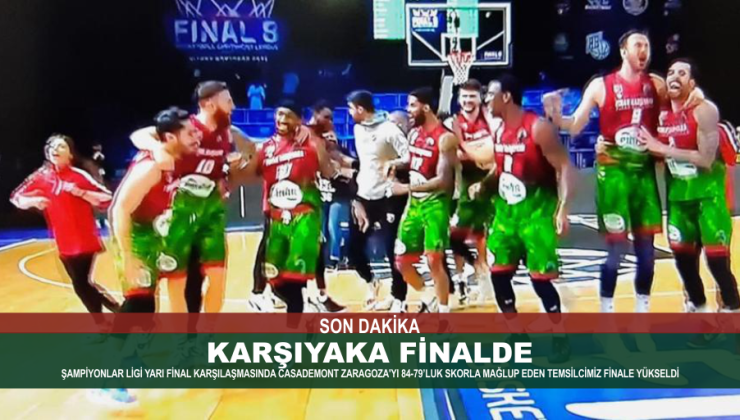 Pınar Karşıyaka Finalde!
