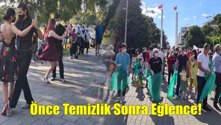 Kültürpark’ta Önce Temizlik Sonra Eğlence!