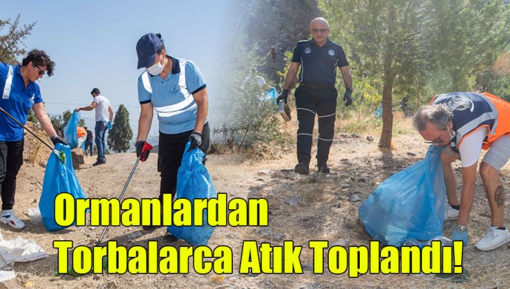 Ormanlardan Torbalarca Atık Toplandı!