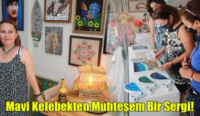 Mavi Kelebekten Muhteşem Bir Sergi! 