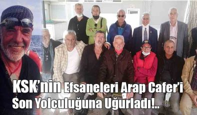 KSK’nin Efsaneleri Arap Cafer’i Son Yolculuğuna Uğurladı!