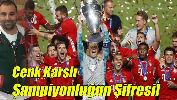 Cenk Karslı; “Şampiyonluğun Şifresi!”