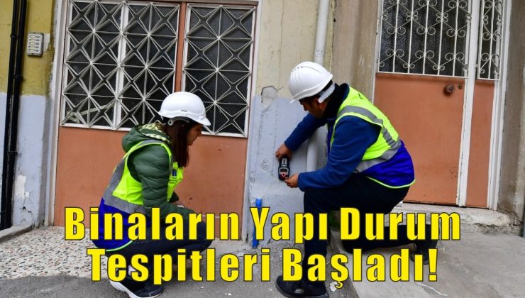 Binaların Yapı Durum Tespitleri Başladı!