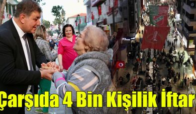 Çarşıda 4 Bin Kişilik İftar!