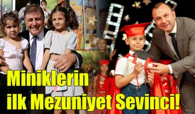 Miniklerin ilk Mezuniyet Sevinci!