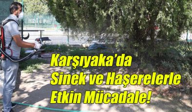 Karşıyaka’da Sinek ve Haşerelerle Etkin Mücadele!