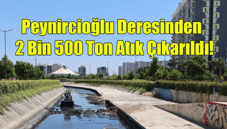Peynircioğlu Deresinden 2 Bin 500 Ton Atık Çıkarıldı!