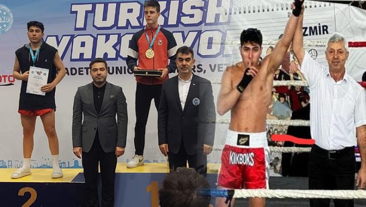 Karşıyakalı İshak Arda Tekin, KickBoks’ta Dünya İkincisi Oldu!..