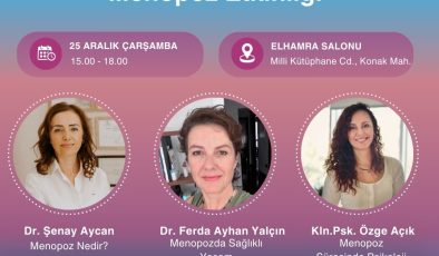 İzmir’de Menopoz Etkinliğine Davet Var!