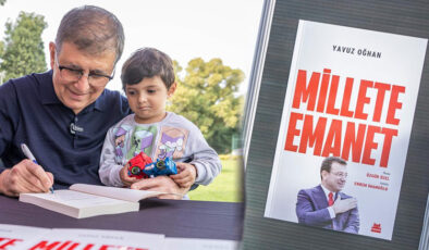 Başkan Cemil Tugay “Millete Emanet” kitabını İmamoğlu Adına İmzaladı! 