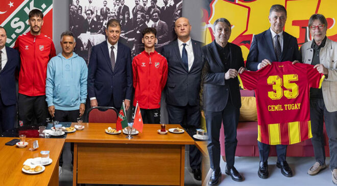 Başkan Cemil Tugay’dan iki Efsane Kulübe Ziyaret!