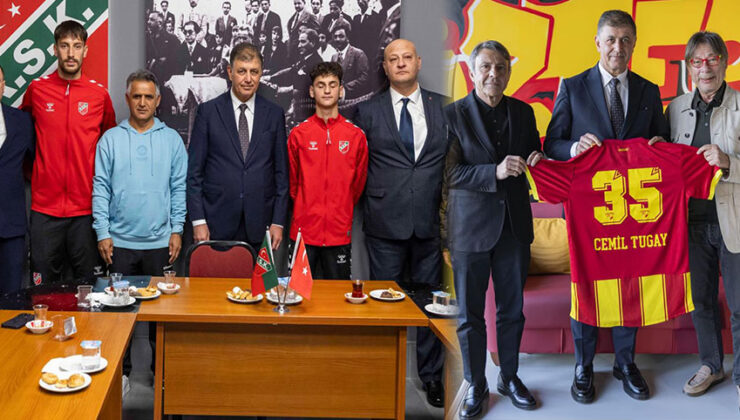 Başkan Cemil Tugay’dan iki Efsane Kulübe Ziyaret!