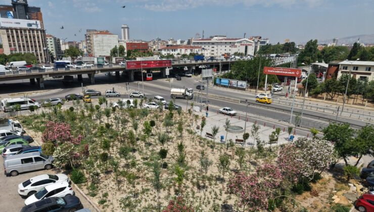 Eski Benzinlik Alanı Yeşile Büründü!
